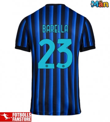 Inter Milan Nicolo Barella #23 Hemmatröja 2025-26 Kortärmad